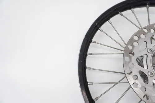 2011 KX85 Complete Front Wheel OEM black Rim Hub Rotor Kawasaki KX 85 2010-2025