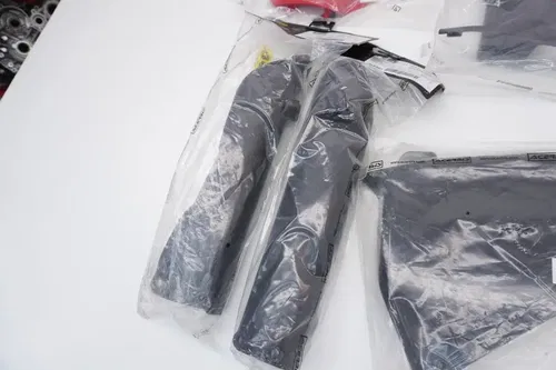 Gas Gas 125-450 Acerbis Plastics Fenders Shrouds Fork Guards Red Black 2021-2023
