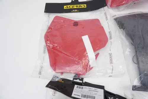 Gas Gas 125-450 Acerbis Plastics Fenders Shrouds Fork Guards Red Black 2021-2023