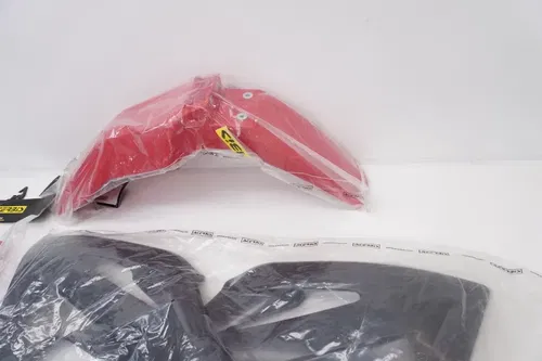 Gas Gas 125-450 Acerbis Plastics Fenders Shrouds Fork Guards Red Black 2021-2023
