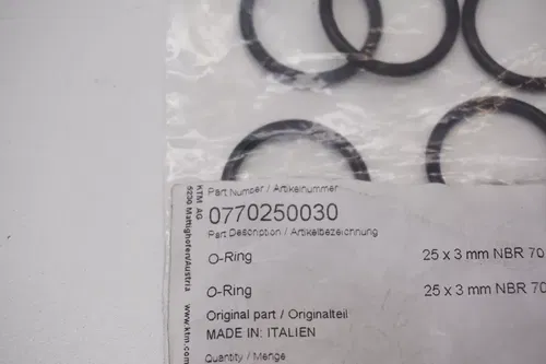 KTM Electric Starter O-Rings OEM 10 Pack 0770250030 Husqvarna 250-450 11-25 M29