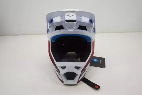 Fox Racing V3 Durven Motocross Helmet Red White Blue Size Small ATV Off-Road AE