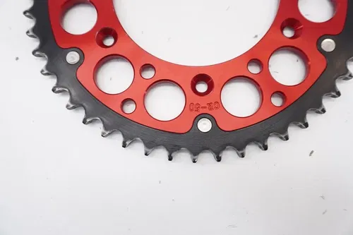 CRF250R CRF450F KKE Hybrid Rear Sprocket 50T Red/Black Honda CR CRF M17