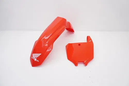 2025 CRF450RX Front Number Plate & Fender OEM Red Plastics Honda CRF 250 450