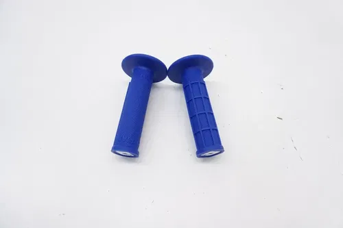 ODI MX Single-Ply Half Waffle Grips Blue H01RFBLUE K4