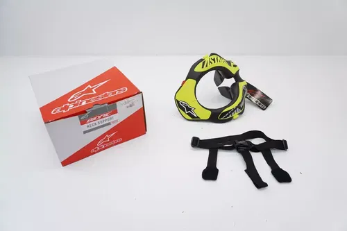Alpinestars Youth Neck Support Black Yellow Fluo Color 6540118 One-Size AE