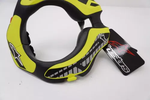 Alpinestars Youth Neck Support Black Yellow Fluo Color 6540118 One-Size AE