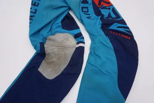 FXR Podium Pro Pants Men's Size 32 MX Motocross Navy Cyan Red KA