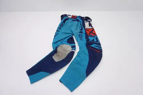 FXR Podium Pro Pants Men's Size 32 MX Motocross Navy Cyan Red KA