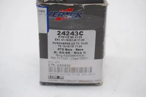 KTM 125 SX Cast Race Piston Kit Std Bore 53.96mm 24243C Husqvarna TC125 MC M48
