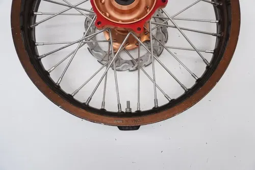 2003 CRF450R DNA Complete Rear Wheel Black Rim Red Hub 19x2.15 Honda CRF 450R #2