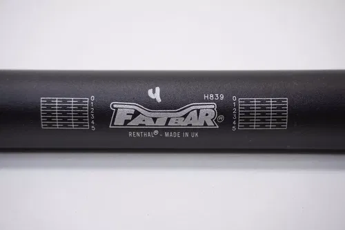 Renthal Fatbar H 839 Bend Handlebar 1 1/8 Black Handle Fat Bars Bar #4