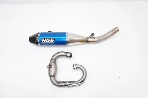 2019 YZ250F HGS Complete Exhaust System Stainless Header Muffler Yamaha YZ #2