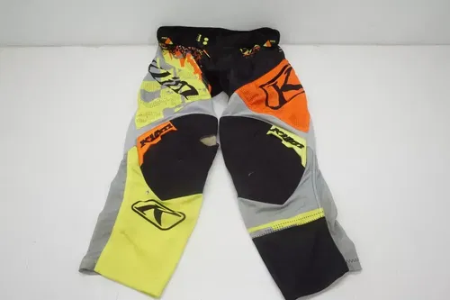 Klim XC Lite MX Off Road Pants Digital Chaos Orange Men's Size 34 Motocross KA
