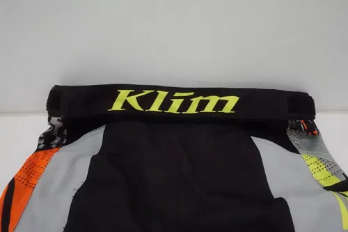 Klim XC Lite MX Off Road Pants Digital Chaos Orange Men's Size 34 Motocross KA