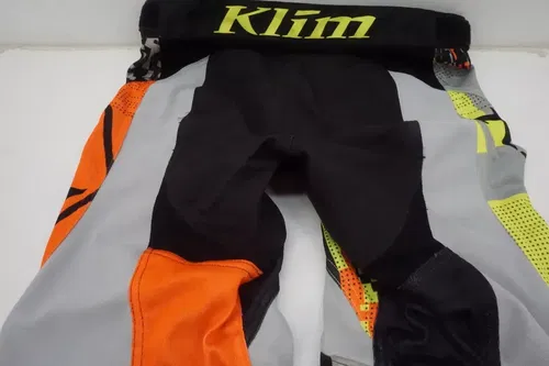 Klim XC Lite MX Off Road Pants Digital Chaos Orange Men's Size 34 Motocross KA