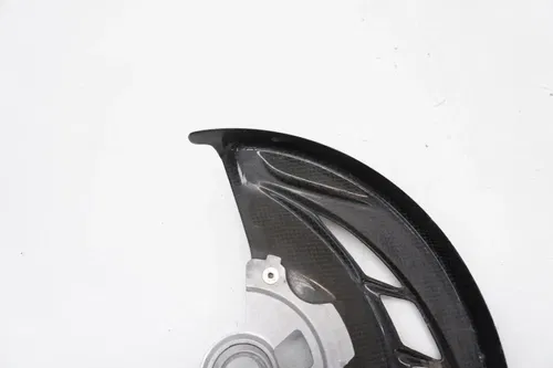 2012 KX450F Carbon Fiber Front Brake Disc Guard Rotor Cover Kawasaki KX 450F #2
