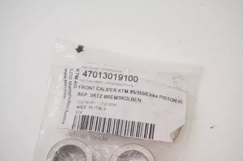 KTM 85 SX Front Brake Caliper Piston Set OEM 47013019100 Husqvarna TC SX MC M31
