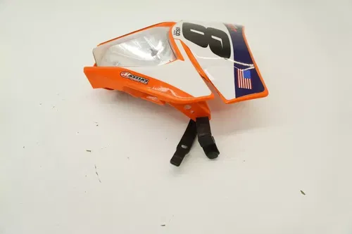 KTM 150-500 Headlight OEM Light Front Number Plate Orange XCFW EXCF XCW K2