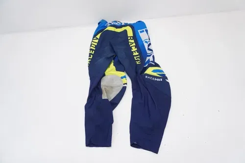 FXR Podium Pro Pants Blue Hi Vis Men's Size 32 MX Motocross 223345-4065-32 #1 K8