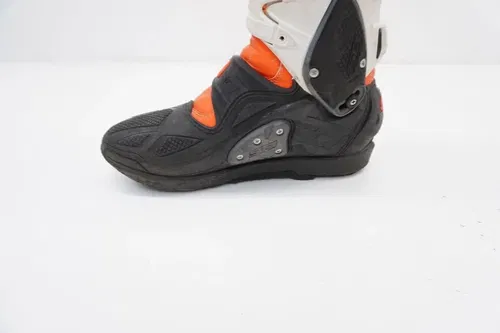 Sidi Crossfire MX Motocross Boots Mens Size US 10 Black Orange White