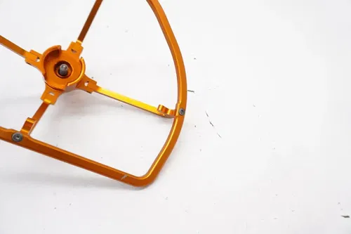 2006 CRF450R Twin Air Powerflow Billet Air Filter Cage Orange Honda CRF 450R #3