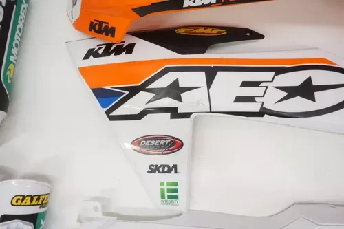 2023 KTM 250 SX-F Plastic Kit AEO Plastics Shrouds Side Panels Fenders SXF SX