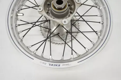 2015 KTM 85 SX Rear Wheel OEM Silver Excel Rim Hub Rotor Spacers 85SX 2013-2015