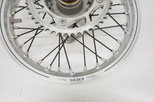 2015 KTM 85 SX Rear Wheel OEM Silver Excel Rim Hub Rotor Spacers 85SX 2013-2015