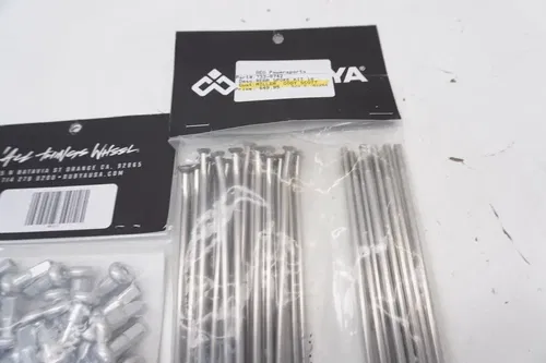 KTM 125-450 Dubya 18'' Rear Wheel Spoke Kit Silver Spokes Nipples M55