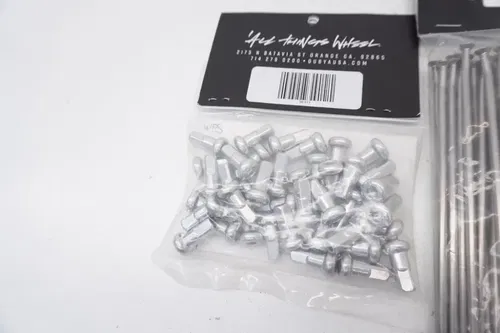 KTM 125-450 Dubya 18'' Rear Wheel Spoke Kit Silver Spokes Nipples M55