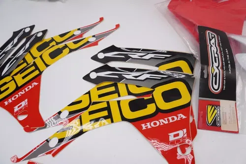 Gieco Honda Plastics Cycra/OEM Fenders Decals CRF250R 14-17 CRF450R 13-16 #2 GH