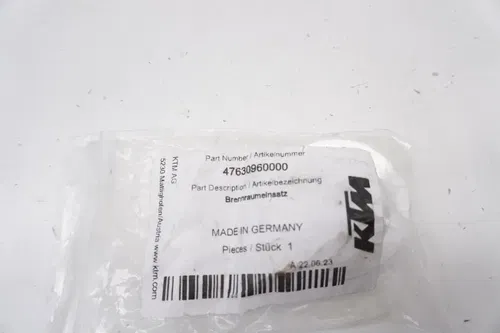 KTM 105 SX Combustion Chamber Insert OEM 47630960000 Husqvarna Gas Gas 18-24 M25