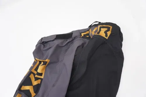 FXR Podium Pro Battalion Pants Black/Charcoal/Gold Men's Size 34 MX Motocross K8