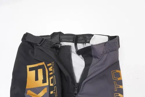 FXR Podium Pro Battalion Pants Black/Charcoal/Gold Men's Size 34 MX Motocross K8