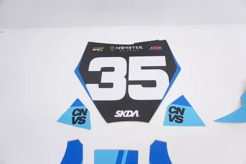 2024 KTM AEO Complete Graphic Kit SKDA Blue Decals Stickers 125-450 2023-2025 AE