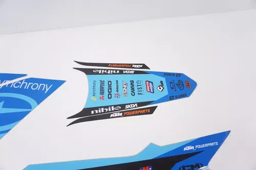 2024 KTM AEO Complete Graphic Kit SKDA Blue Decals Stickers 125-450 2023-2025 AE