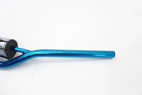 Fly Racing Aluma-Steel Handlebars 7/8 Handlebar CR High Bend Bar Pad Bars Blue