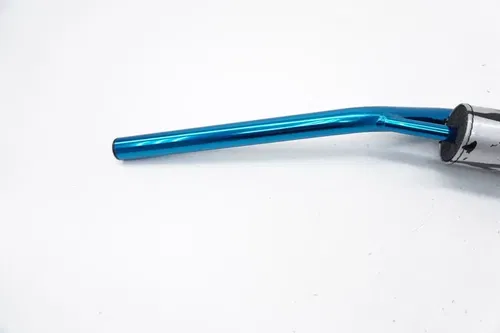 Fly Racing Aluma-Steel Handlebars 7/8 Handlebar CR High Bend Bar Pad Bars Blue