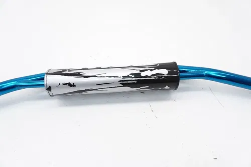 Fly Racing Aluma-Steel Handlebars 7/8 Handlebar CR High Bend Bar Pad Bars Blue