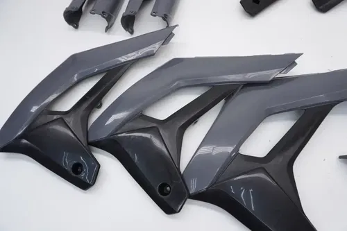 2024 Sherco 125-500 SE SEF Polisport Plastics Grey Shrouds Side Panels Guards