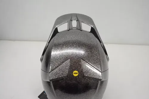 Fox Racing V3 Baz MVRS Motocross Helmet PTR Halo Silver Size XL ATV Off-Road AE