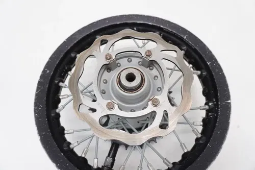 2017 TC50 Complete Rear Wheel OEM Black Rim Hub Rotor Husqvarna TC 50