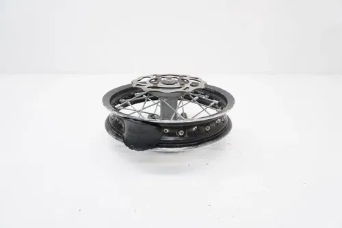 2017 TC50 Complete Rear Wheel OEM Black Rim Hub Rotor Husqvarna TC 50