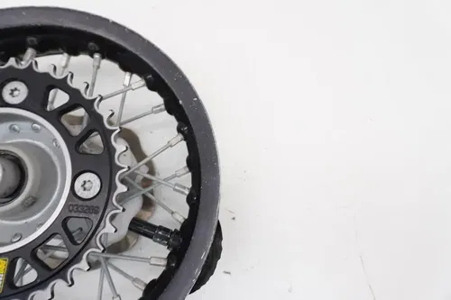 2017 TC50 Complete Rear Wheel OEM Black Rim Hub Rotor Husqvarna TC 50