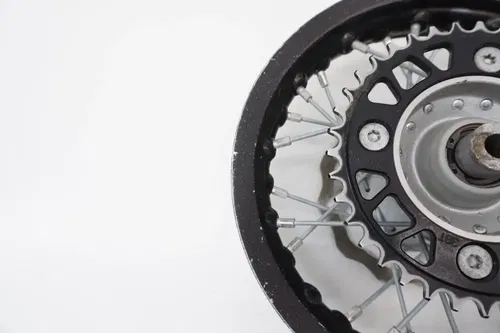 2017 TC50 Complete Rear Wheel OEM Black Rim Hub Rotor Husqvarna TC 50
