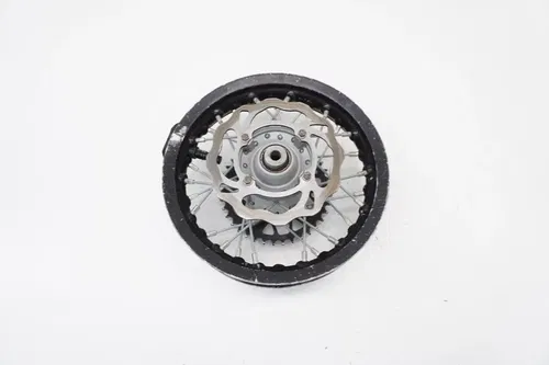 2017 TC50 Complete Rear Wheel OEM Black Rim Hub Rotor Husqvarna TC 50