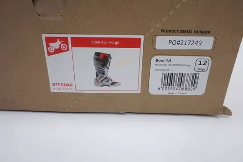 Leatt 4.5 Boots Forge Mens Size 12 Motocross MX ATV Offroad AE