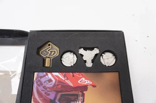 FXR 6D ATR-2 Helmet Replacement Visor/Peak Screw Kit Silver K8