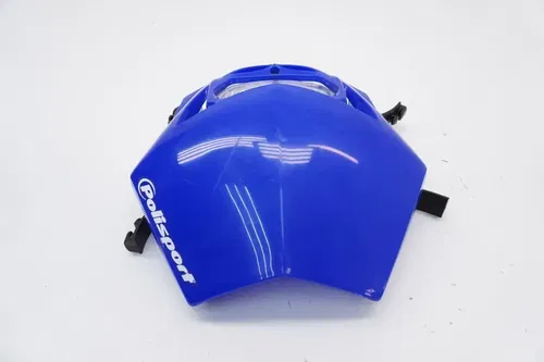 Polisport MMX Headlight Assembly Head Light Number Plate Blue 8663500003